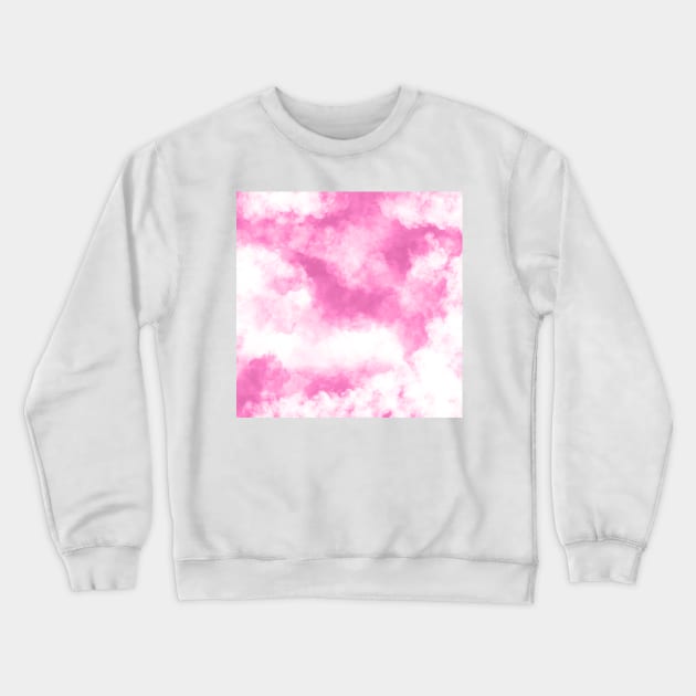 Pink Clouds Crewneck Sweatshirt by GraphiscbyNel